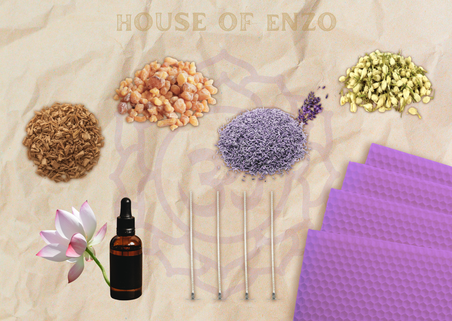 Enzo's Chakras Apothecary Hand-rolled Candle Kit