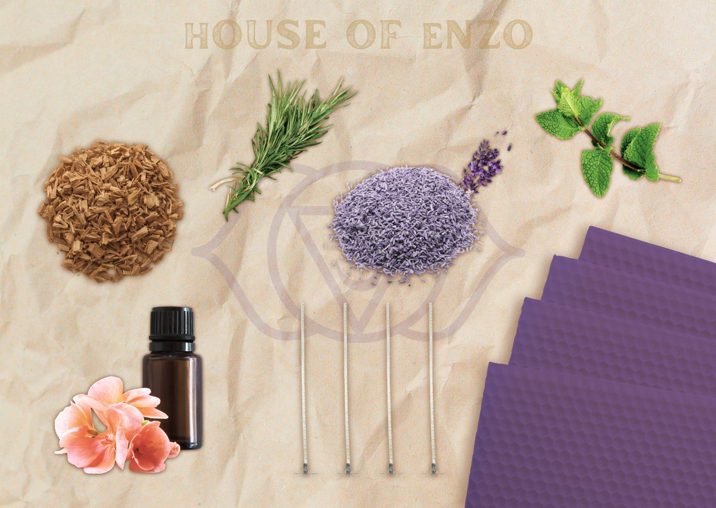 Enzo's Chakras Apothecary Hand-rolled Candle Kit