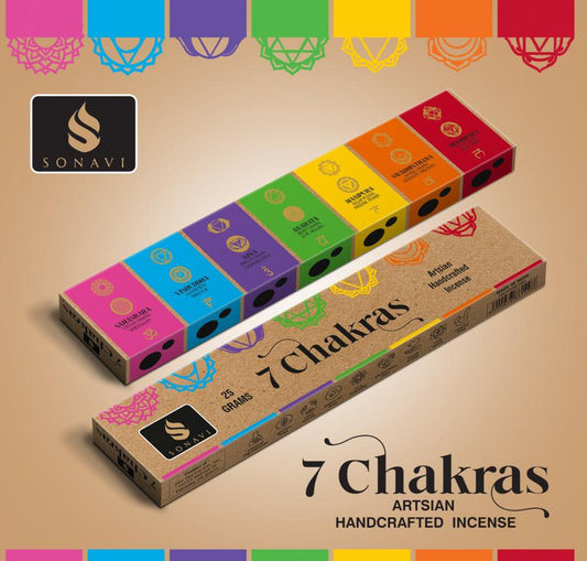 SONAVI - 7 Chakra Incense Sticks
